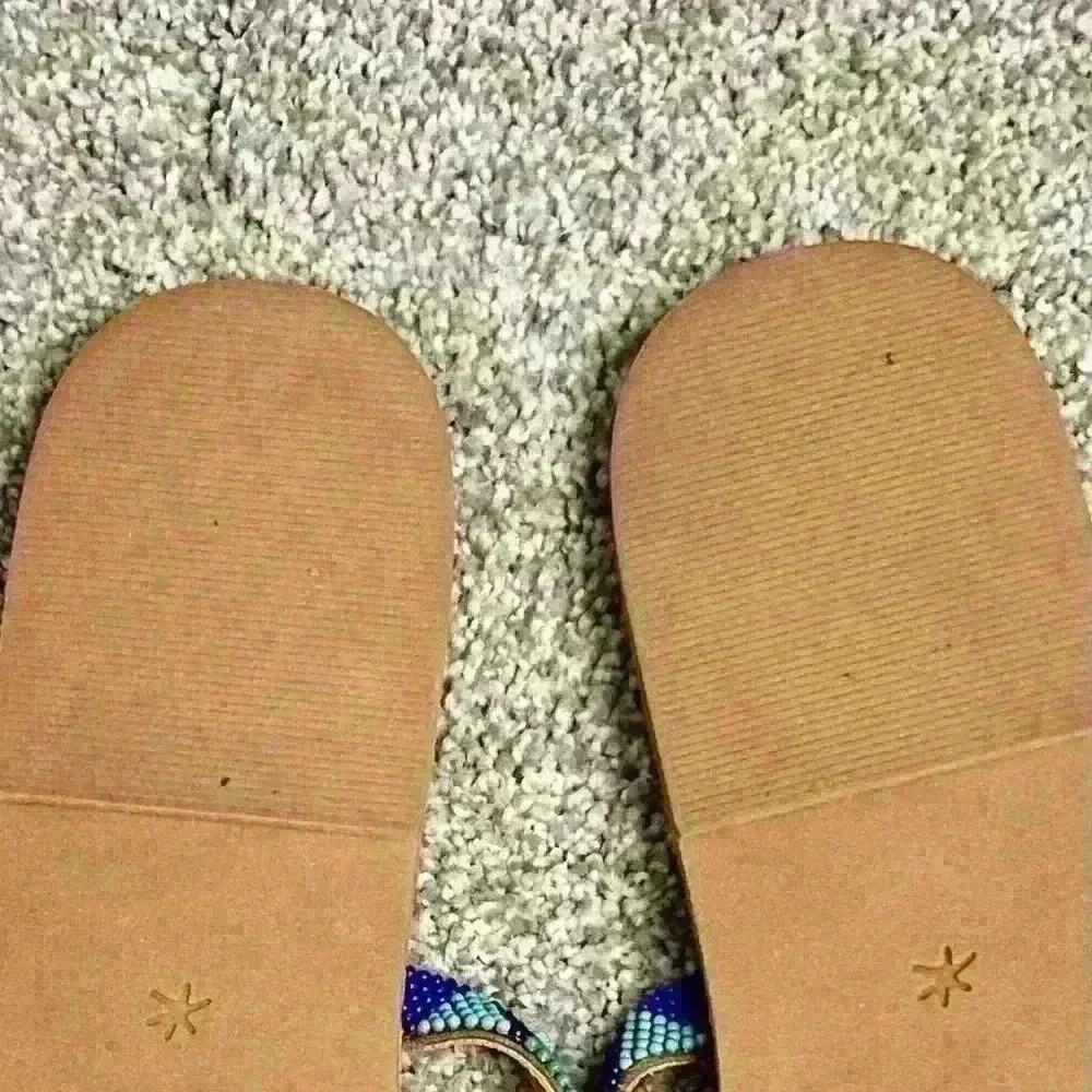 NWT Splendid Beaded Toe Loop‎ Sandal Size 9 - Picture 4 of 6